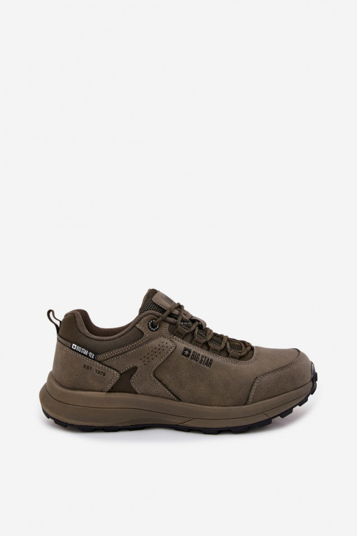 tenisky Treking pánske Big Star OO174367 HI-POLY SYSTEM khaki farby