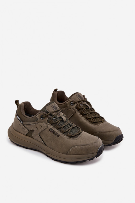 tenisky Treking pánske Big Star OO174367 HI-POLY SYSTEM khaki farby