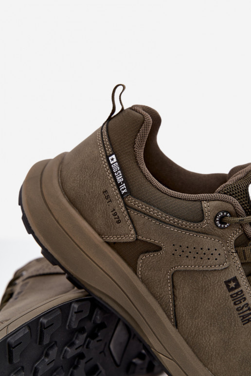 tenisky Treking pánske Big Star OO174367 HI-POLY SYSTEM khaki farby