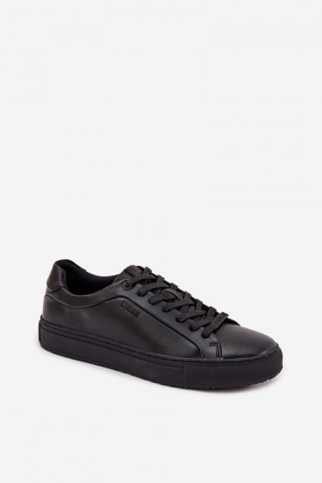 Kožené bežná obuv Tenisky model obuvi pánske Big Star SS174121 čierna