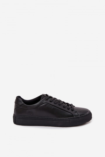 Kožené bežná obuv Tenisky model obuvi pánske Big Star SS174121 čierna 2