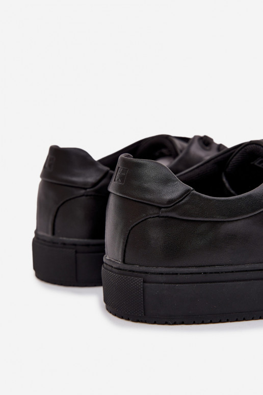 Kožené bežná obuv Tenisky model obuvi pánske Big Star SS174121 čierna