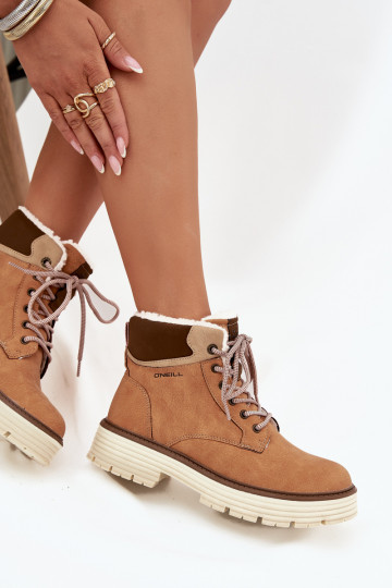 zahriať sa topánky Dámske O'NEILL BENICIA INOMEN HIGH Hnedá farba