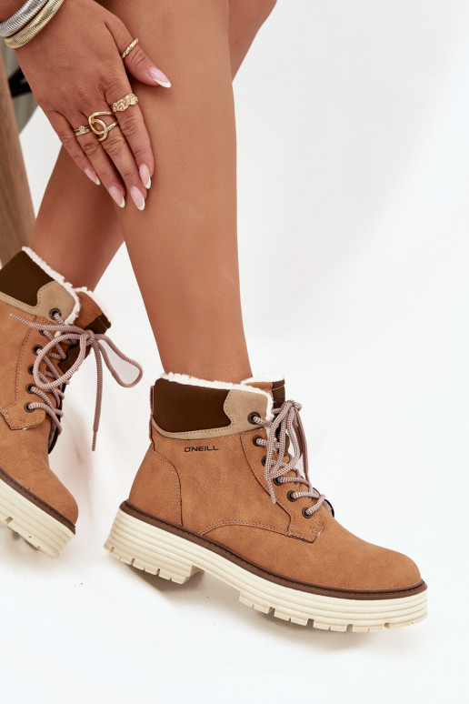 zahriať sa topánky Dámske O'NEILL BENICIA INOMEN HIGH Hnedá farba