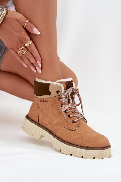 zahriať sa topánky Dámske O'NEILL BENICIA INOMEN HIGH Hnedá farba