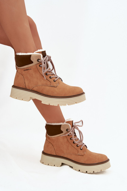 zahriať sa topánky Dámske O'NEILL BENICIA INOMEN HIGH Hnedá farba