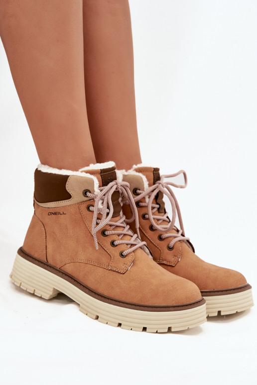 zahriať sa topánky Dámske O'NEILL BENICIA INOMEN HIGH Hnedá farba