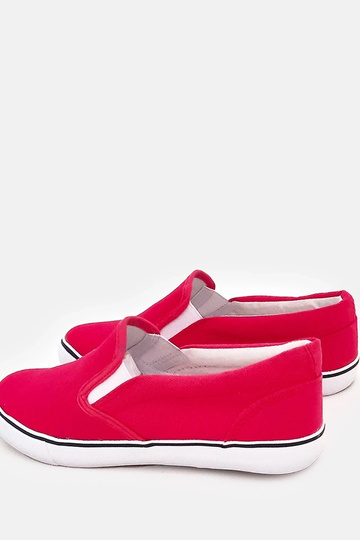 Fuchsiové detské slip-on tenisky Lagunes