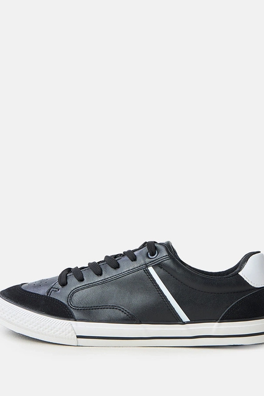 Čierne pánske tenisky s bielymi...