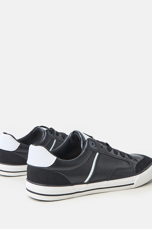 Čierne pánske tenisky s bielymi...