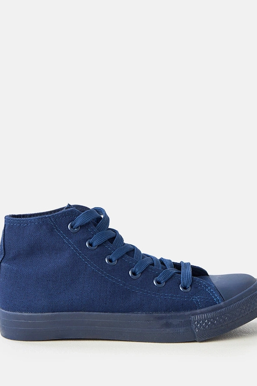 Tmavomodré pánske vysoké tenisky Caio
