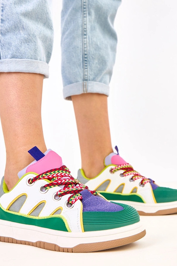 Zelené tenisky so širokými...