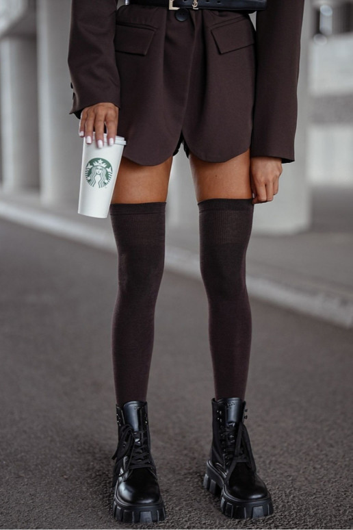 ZakolanóInki Dámske BaInełniane Hladký CzekoladoIne ZakolanóInki Dámske BaInełniane Hladký CzekoladoIne