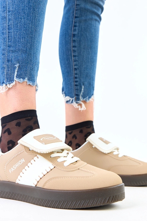 Hnedé športové tenisky na platforme...