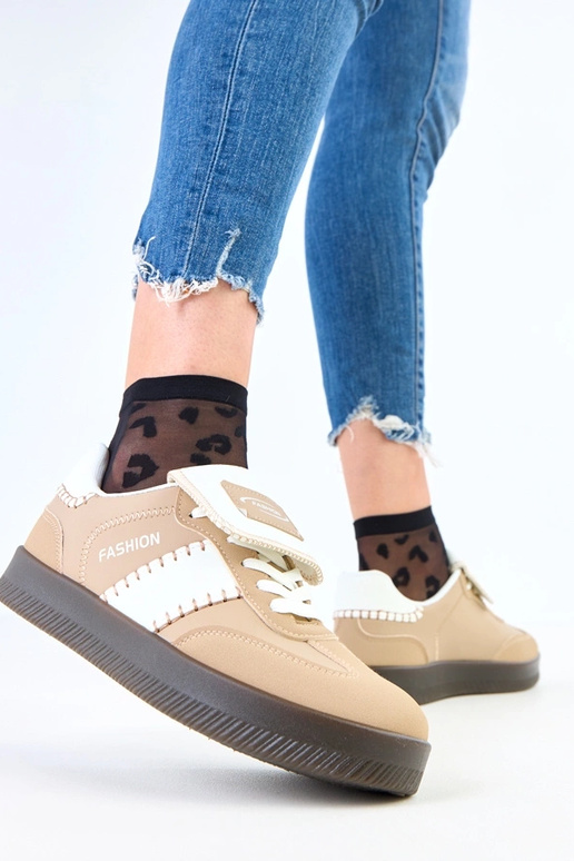 Hnedé športové tenisky na platforme...