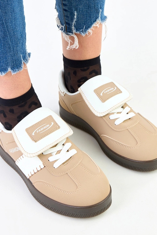 Hnedé športové tenisky na platforme...