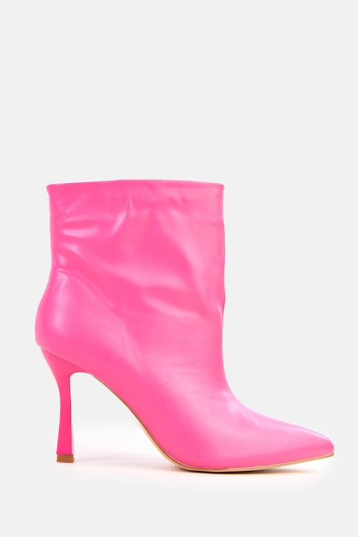 Ružové nazúvacie členkové topánky z...