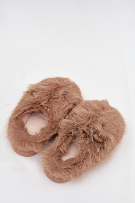 s kožušinou Kapice Dámske Kapibary khaki farby Pravelle