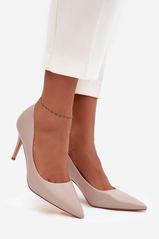 štekle Dámske z eko kože béžová Sivana