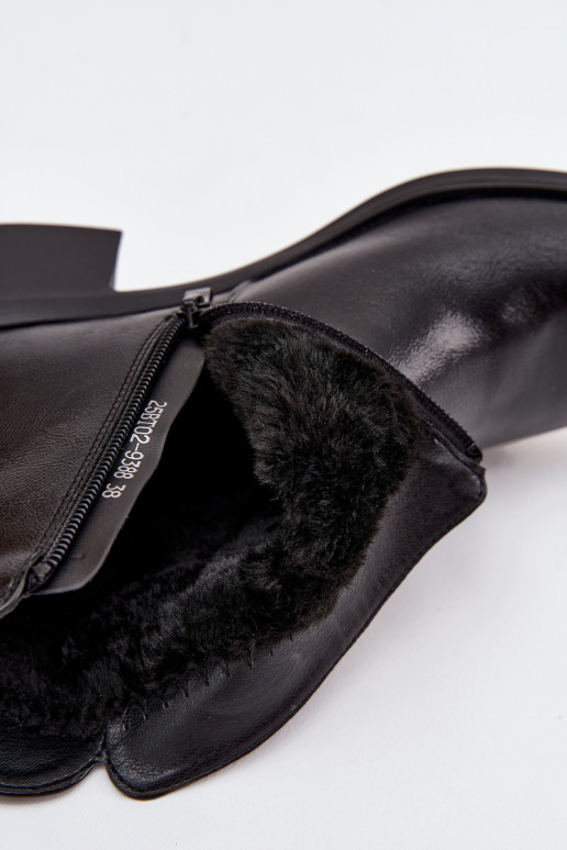 zahriať sa Dámske čižmy Zapnuté Klocku čierna Delmira