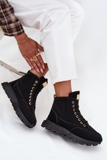 zahriať sa topánky Dámske s platformou čierna Márivira