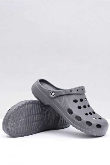 Pánske papuče sandále na záhradu a k bazénu, šedé 2