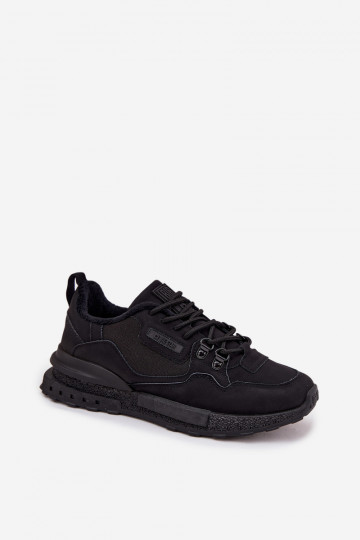 tenisky pánske zahriať sa SS174411 HI-POLY SYSTEM čierna