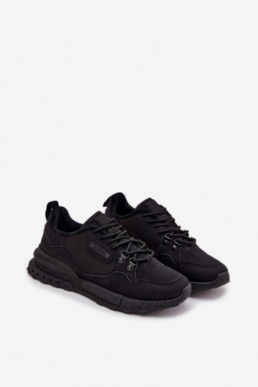 tenisky pánske zahriať sa SS174411 HI-POLY SYSTEM čierna