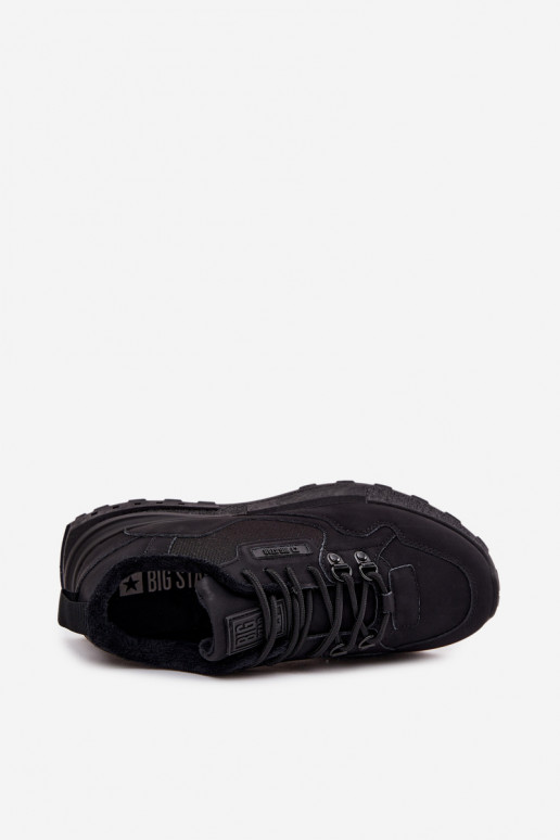 tenisky pánske zahriať sa SS174411 HI-POLY SYSTEM čierna