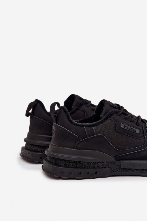 tenisky pánske zahriať sa SS174411 HI-POLY SYSTEM čierna