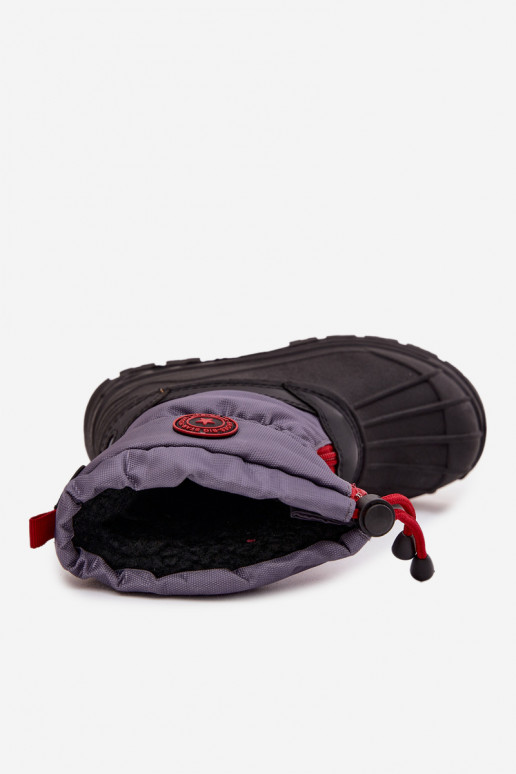 Detské snehule Zapnuté Hrad Big Star SS374031 sivá-čierna