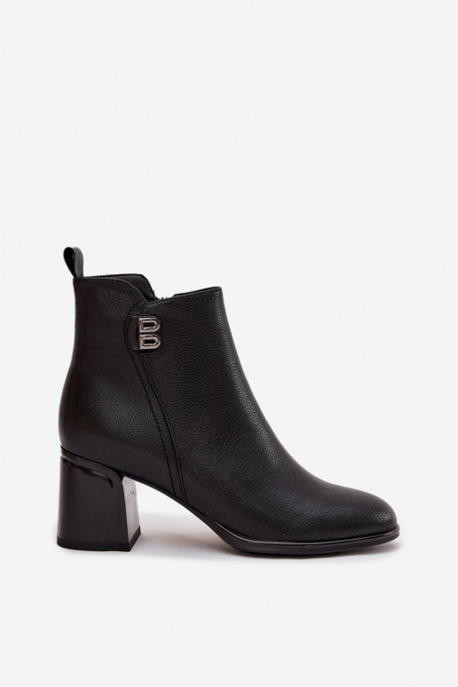 zahriať sa Dámske čižmyZapnutéturalnej Skóry s podpätkami čierna Jovelle