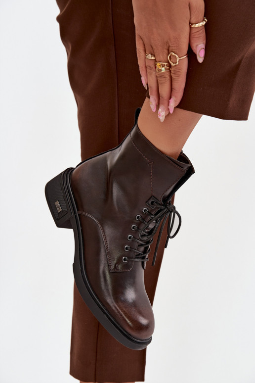 Dámske čižmyZapnutéturalnej Skóry Zapnuté nízkom opätku zahriať sa Vinceza 39955 CzekoladoIne Dámske čižmyZapnutéturalnej Skóry Zapnuté nízkom opätku zahriať sa Vinceza 39955 CzekoladoIne