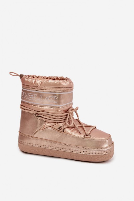 Snehule Dámske so štýlovými detailmi O'NEILL LISA INOMEN HIGH 90253012.99U zlatej farby