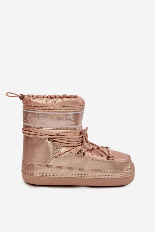 Snehule Dámske so štýlovými detailmi O'NEILL LISA INOMEN HIGH 90253012.99U zlatej farby