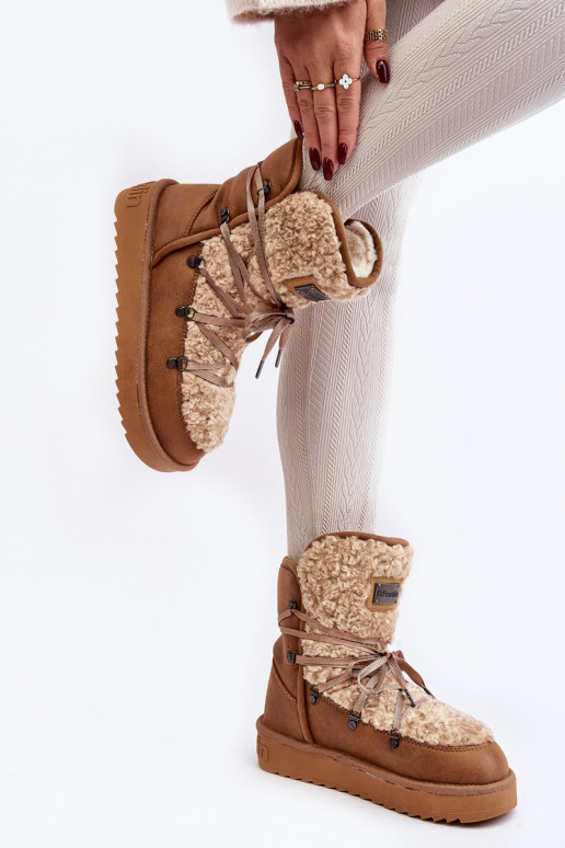 INodoodporne Snehule s platformou Vegetárian D.Franklin DFSH370004 Hnedá farba