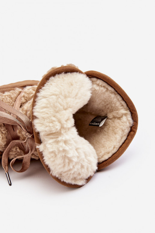 INodoodporne Snehule s platformou Vegetárian D.Franklin DFSH370004 Hnedá farba