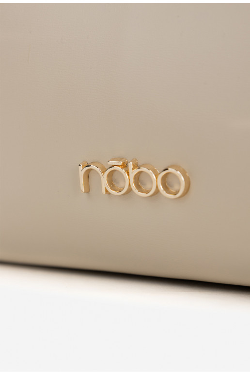 Kabelka Zapnutékupujúcika s prackami NOBO BAG6010-015 Svetlobéžová