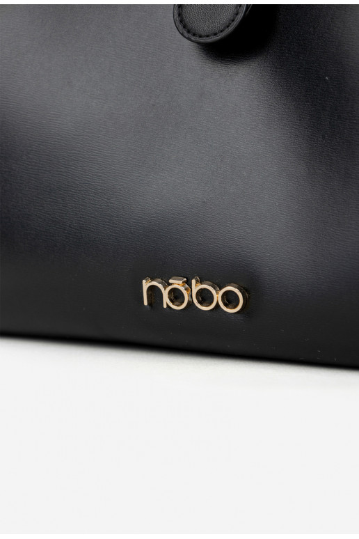 Kabelka Zapnutékupujúcika s prackami NOBO BAG6010-020 čierna