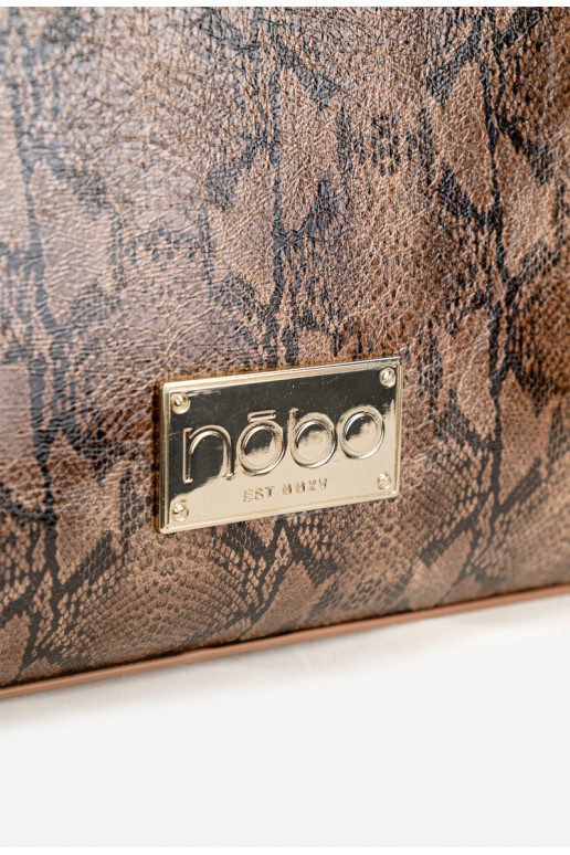 Kabelka Zvierací vzor NOBO BAG6150-M17 Hnedá