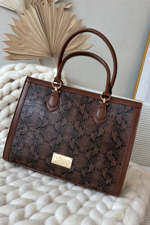 Kabelka Zvierací vzor NOBO BAG6150-M17 Hnedá