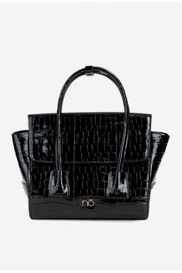 Málá kabelka KuforTłoczonym Vzor NOBO BAG5800-M20 čierna