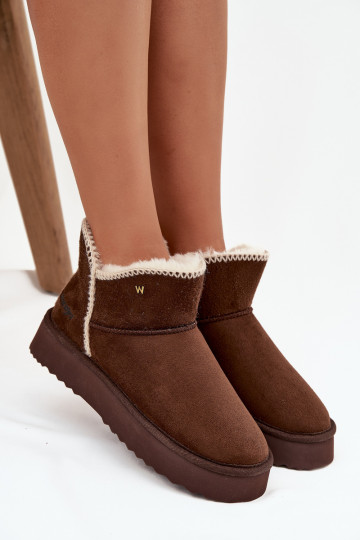 Snehule Dámske s platformou INrangler 20253093.IKU CzekoladoIne