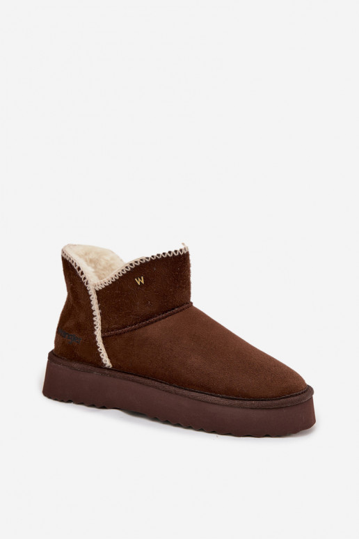 Snehule Dámske s platformou INrangler 20253093.IKU CzekoladoIne