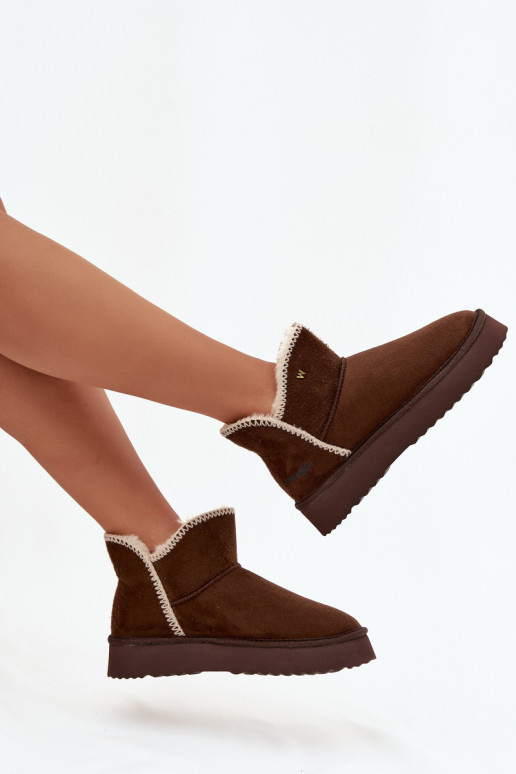 Snehule Dámske s platformou INrangler 20253093.IKU CzekoladoIne