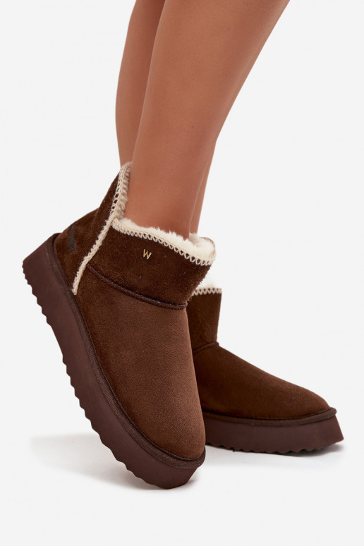 Snehule Dámske s platformou INrangler 20253093.IKU CzekoladoIne