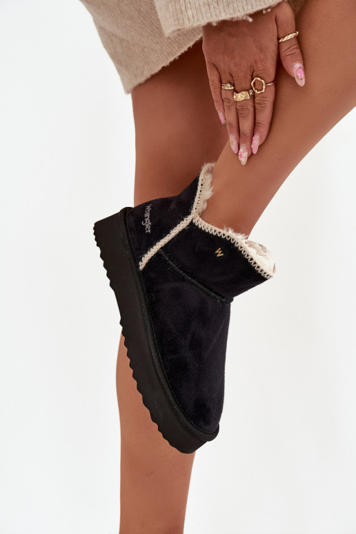 Snehule Dámske s platformou INrangler 20253093.25Y čierna