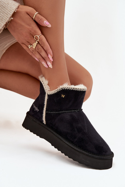 Snehule Dámske s platformou INrangler 20253093.25Y čierna