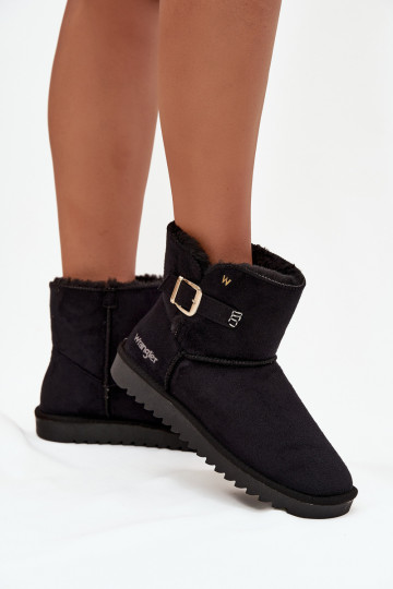 Snehule Dámske s prackami INrangler 20253091.25Y čierna