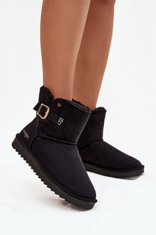 Snehule Dámske s prackami INrangler 20253091.25Y čierna